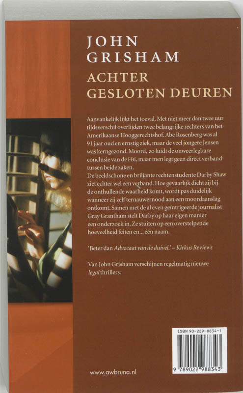 Achter Gesloten Deuren achterkant