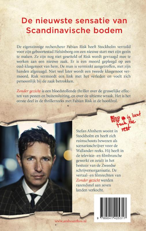 Zonder gezicht achterkant