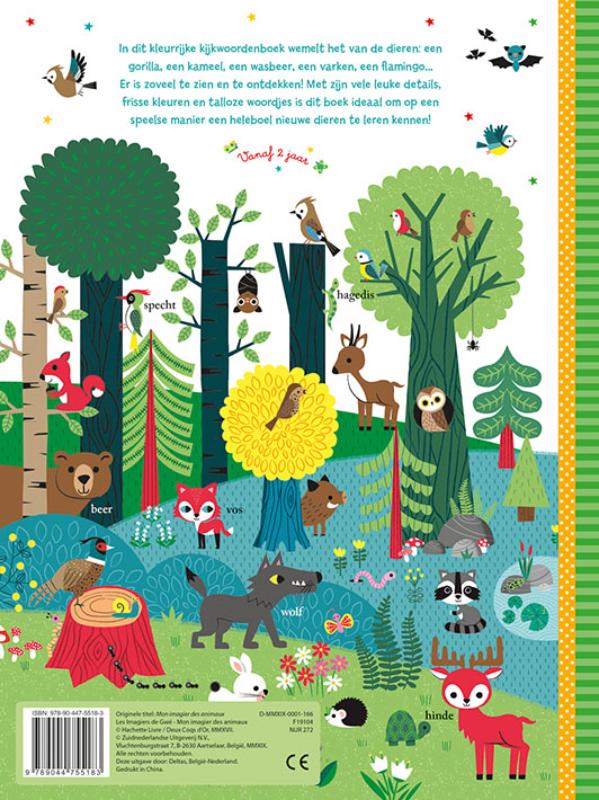 Mijn kijkwoordenboek De dieren achterkant