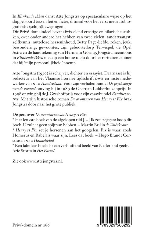 Klinkende ikken / Privé-domein / 266 achterkant