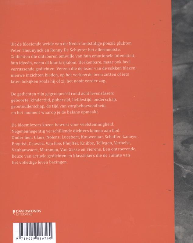 Een leven in gedichten achterkant