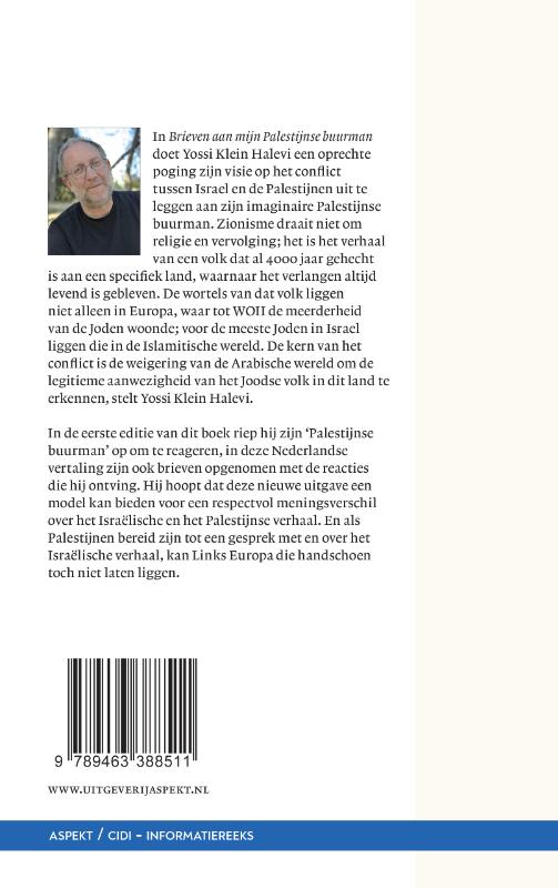 Brieven aan mijn Palestijnse buurman / CIDI-INFORMATIEREEKS achterkant