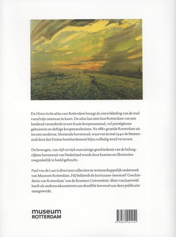 Historische atlassen  -   Historische atlas van Rotterdam achterkant