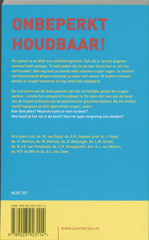 Onbeperkt houdbaar! achterkant