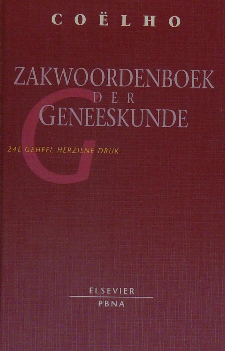 ZAKWOORDENBOEK GENEESKUNDE (24E DR)