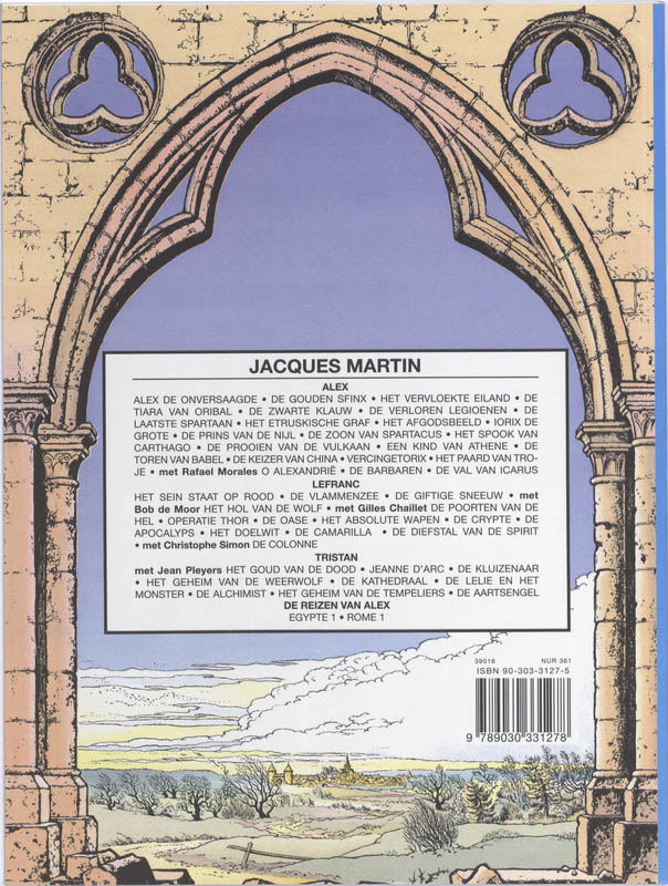 Het goud van de dood / Tristan / 1 achterkant