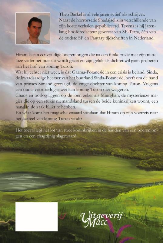 Het chagrijnige slagzwaard achterkant