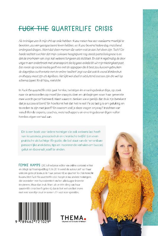 Fuck the quarterlife crisis achterkant