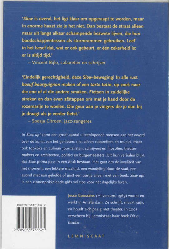 Slow up ! achterkant
