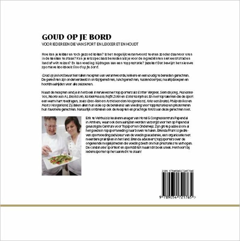 Goud op je bord achterkant