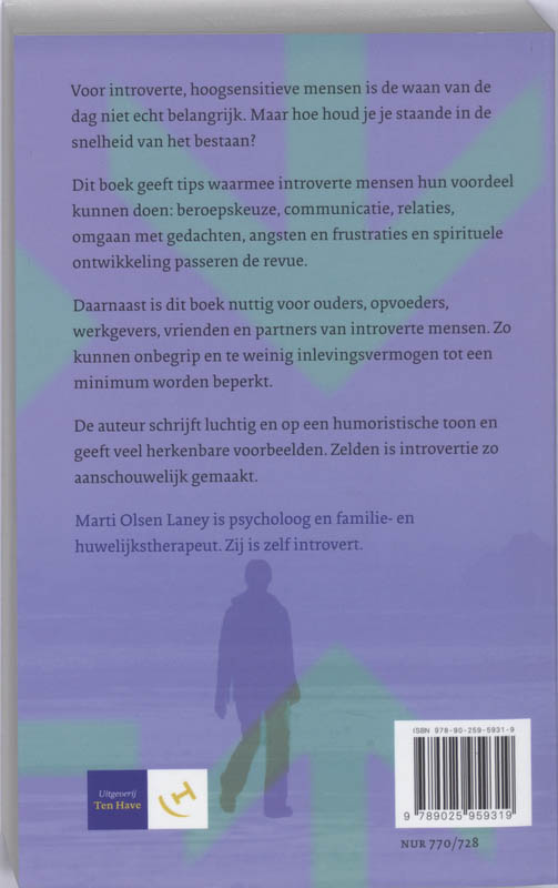 Introvert door het leven achterkant