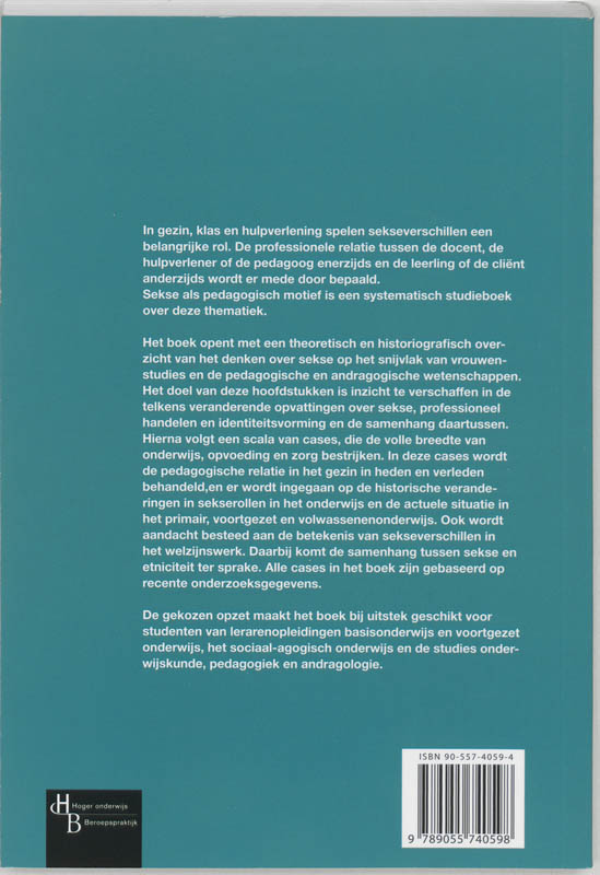Sekse Als Pedagogisch Motief 1E Dr achterkant