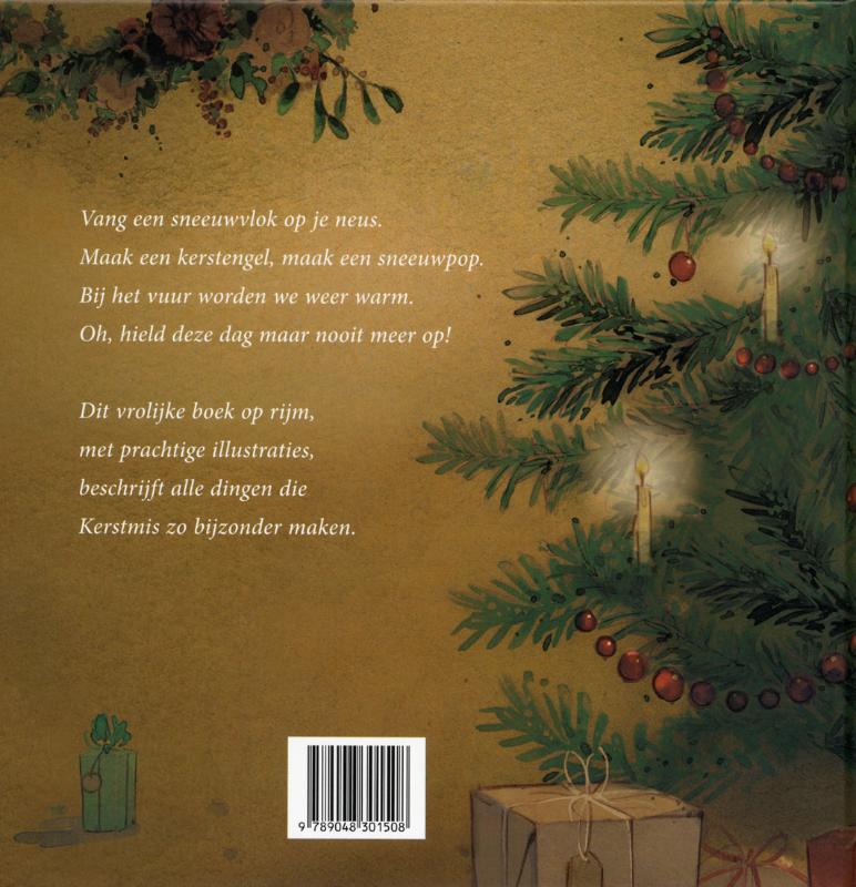 De familie Muis viert kerst achterkant