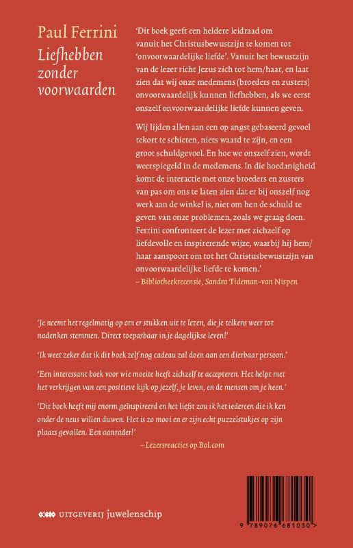 Liefhebben zonder voorwaarden achterkant