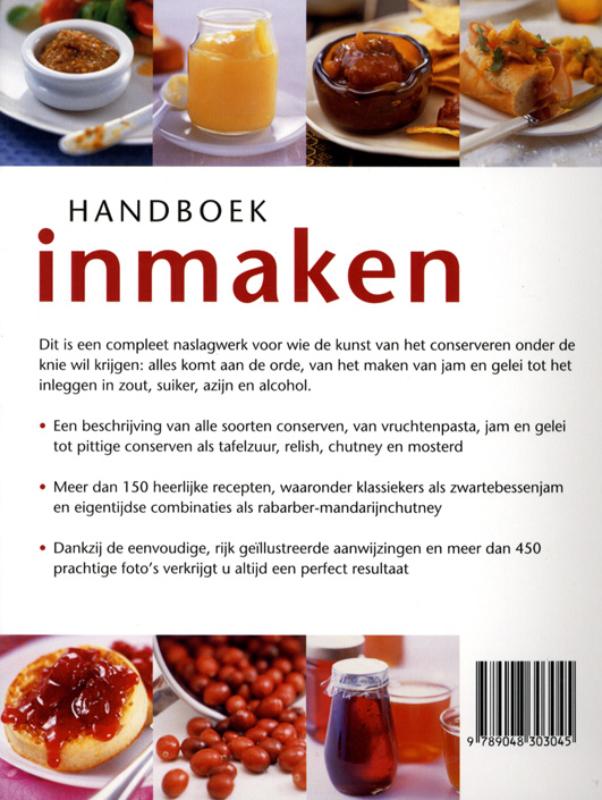 Handboek Inmaken achterkant
