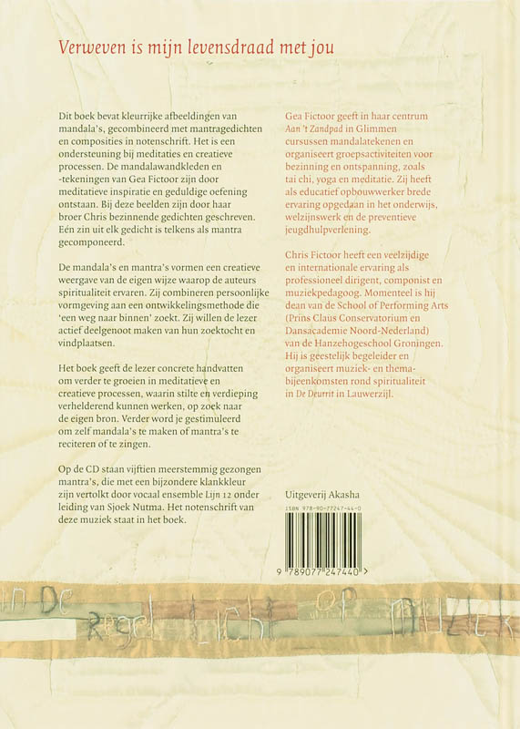 Mandalas En Mantras Incl Cd achterkant