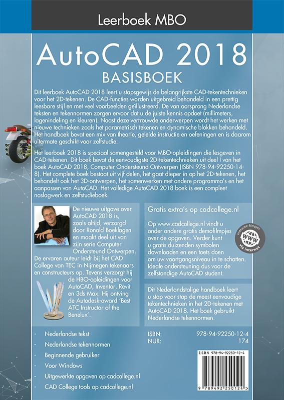 AutoCAD 2018 achterkant