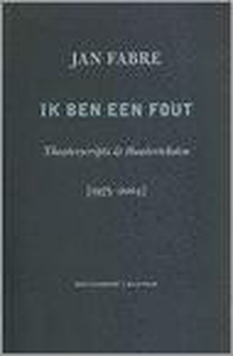 Theater Ik Ben Een Fout