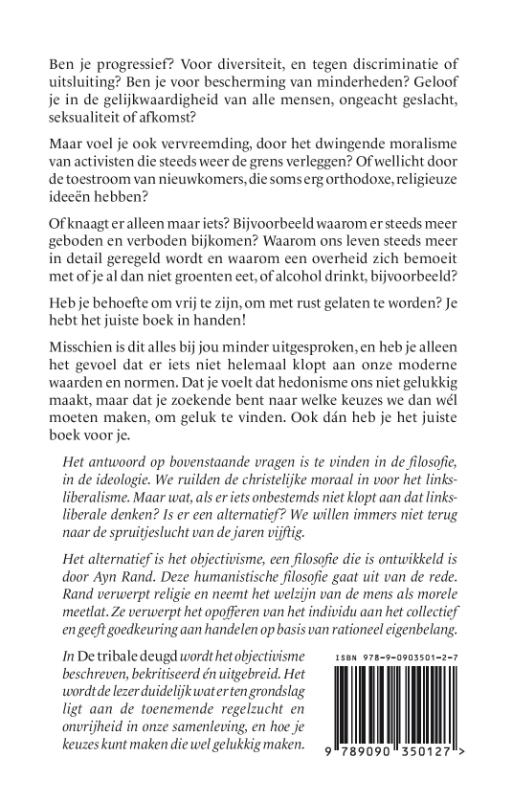 De tribale deugd achterkant