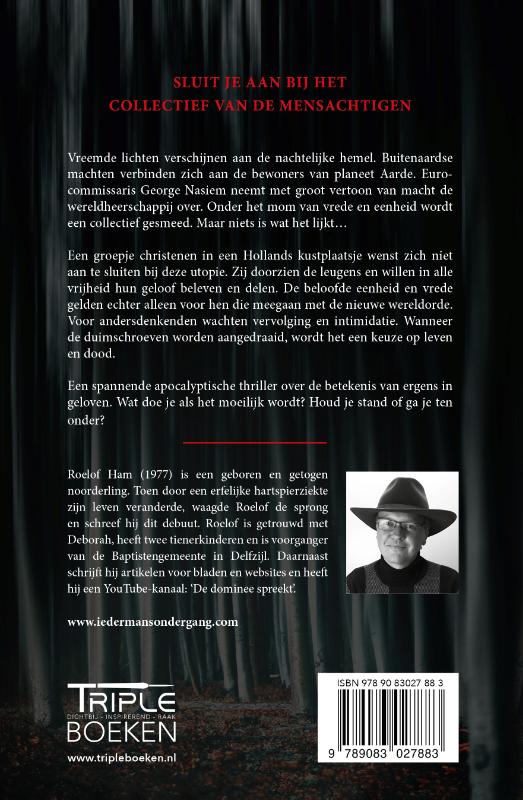 Iedermans ondergang achterkant