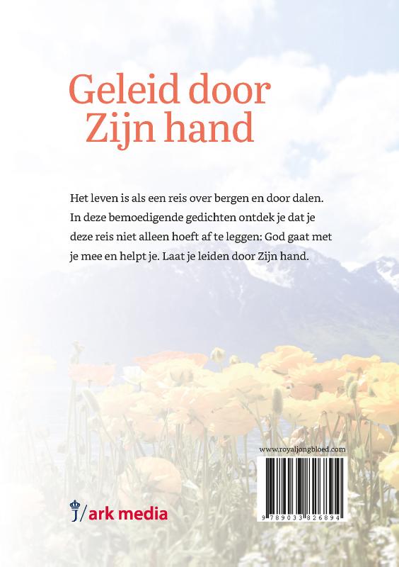 Geleid door Zijn hand achterkant