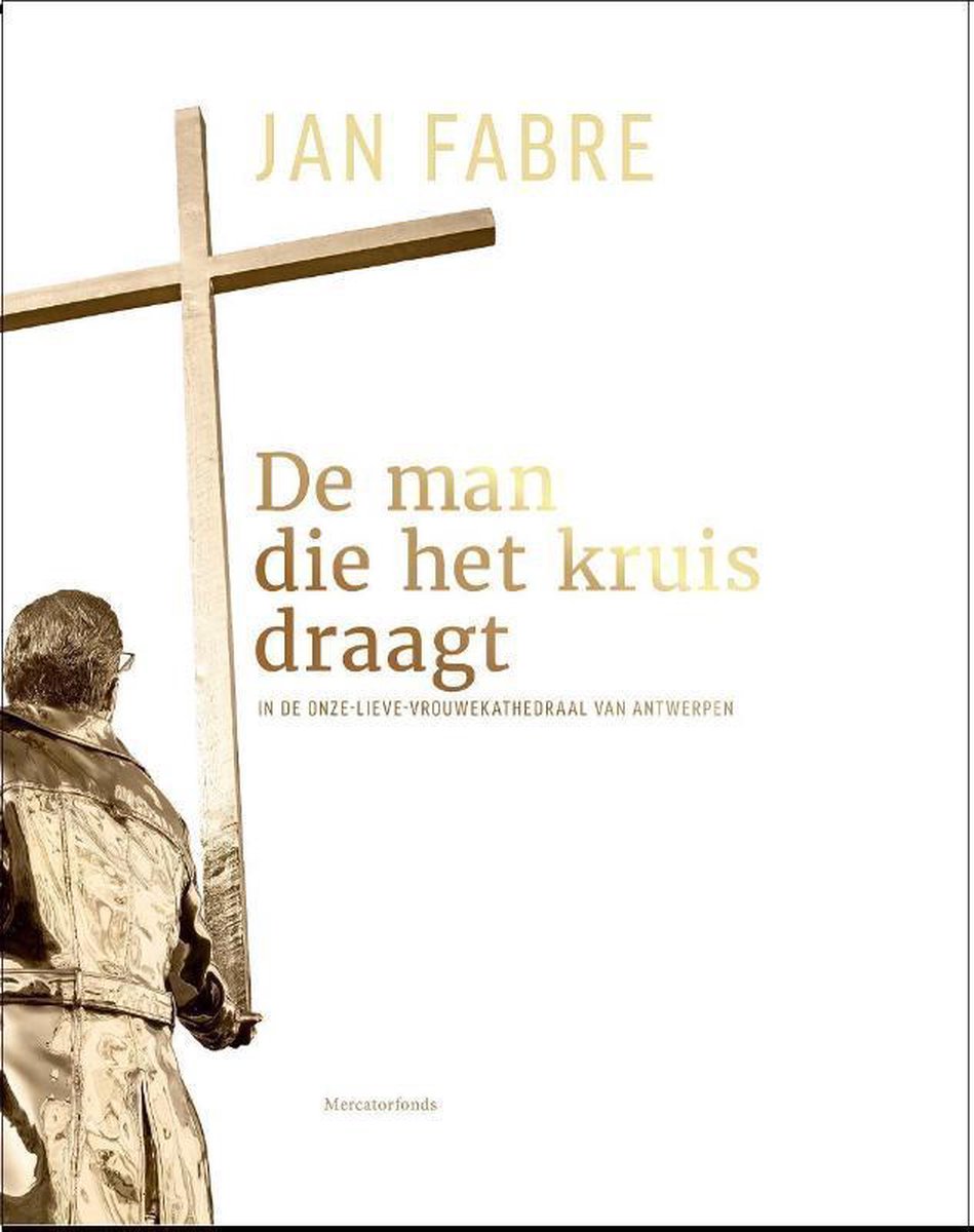 De man die het kruis draagt
