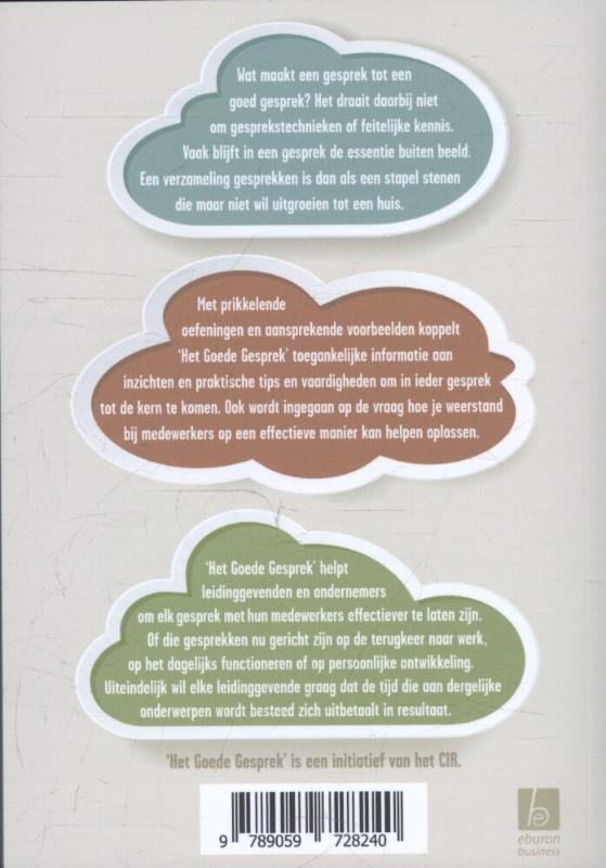 Het goede gesprek achterkant