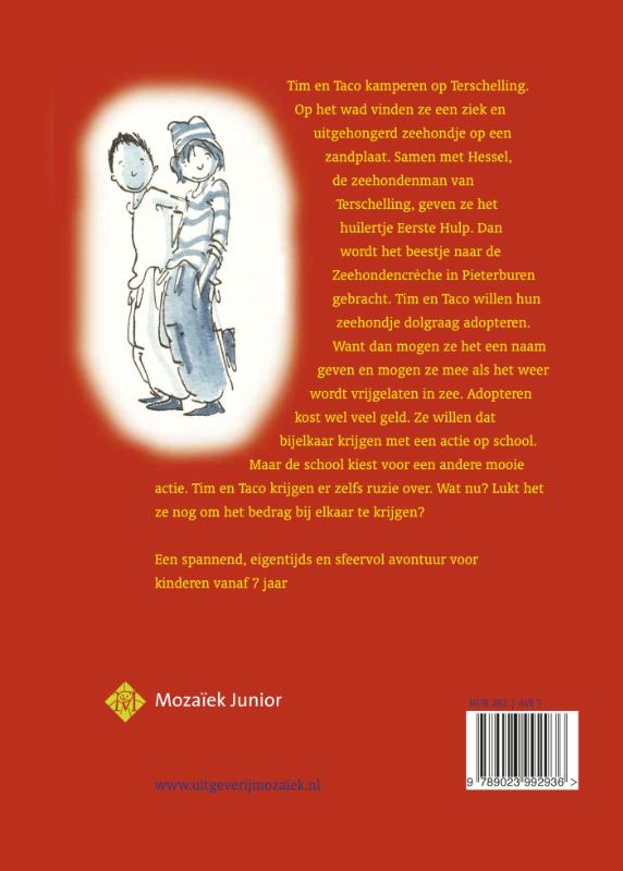 Tim en Taco  -   Tim en Taco redden een zeehond (POD)(Def) achterkant