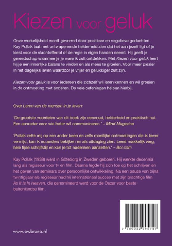 Kiezen Voor Geluk achterkant