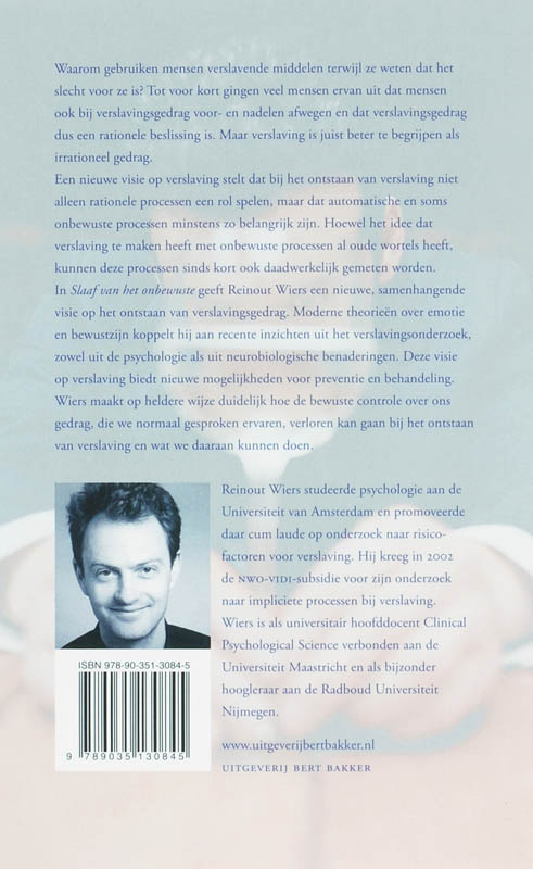 Slaaf Van Het Onbewuste achterkant