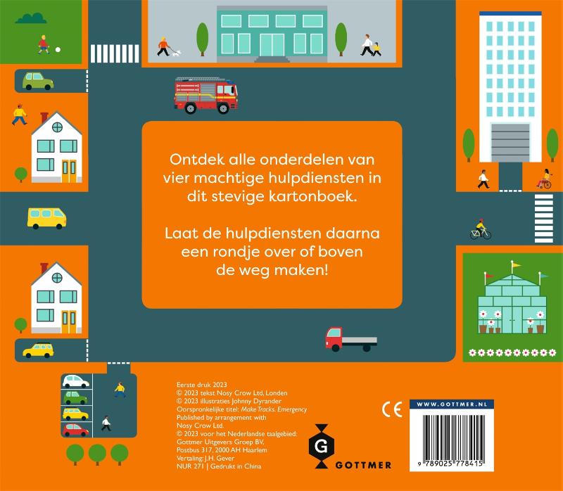 Een rondje met de brandweerwagen / Een rondje... achterkant