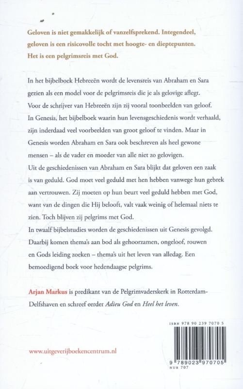 Pelgrim met God achterkant