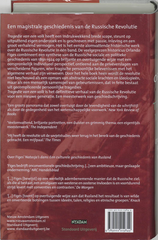 Tragedie van een volk achterkant