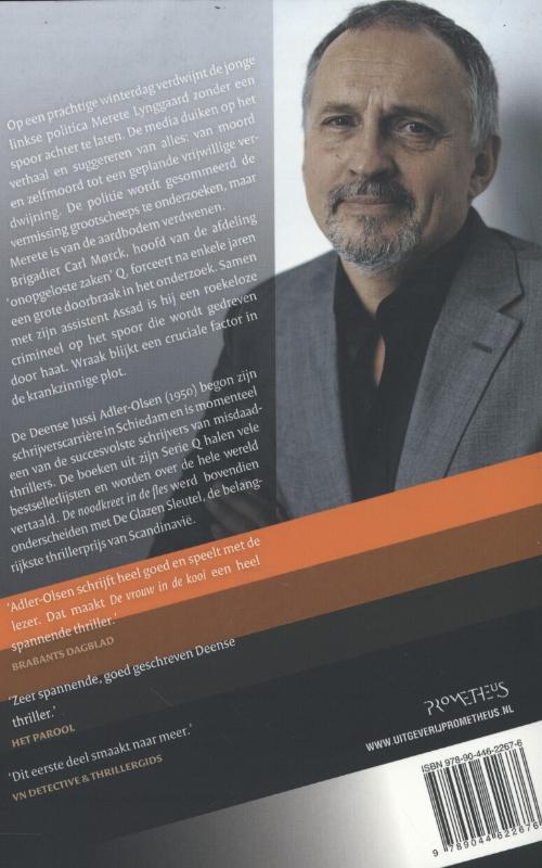 De vrouw in de kooi / Serie Q achterkant