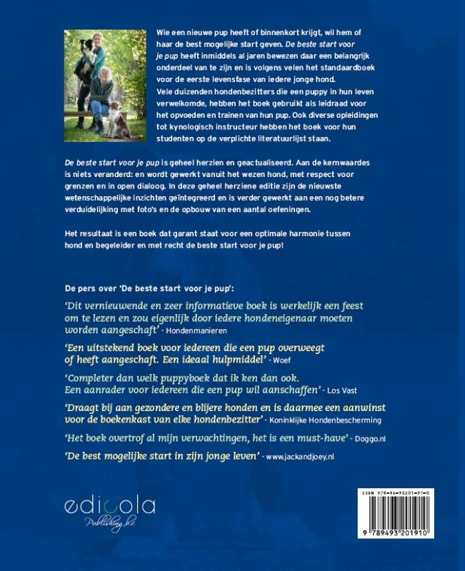 De beste start voor je pup / Een hondenleven lang fysiek en mentaal in balans / 1 achterkant