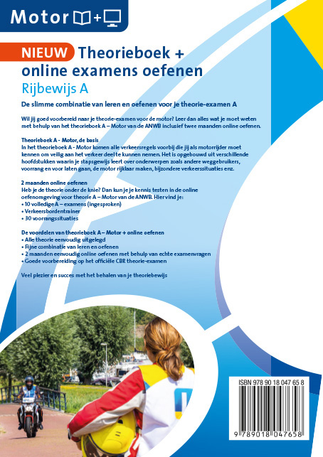 Theorieboek Rijbewijs A achterkant
