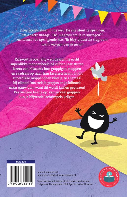 Het superdikke Kidsweek moppenboek / Kidsweek achterkant
