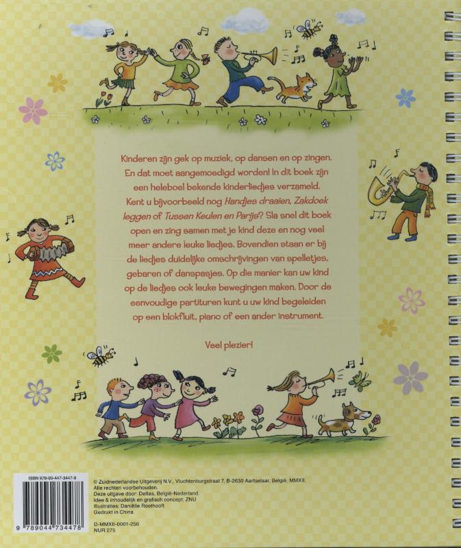 Vrolijke kinderliedjes achterkant