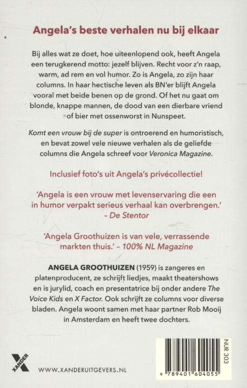 Komt een vrouw bij de super achterkant