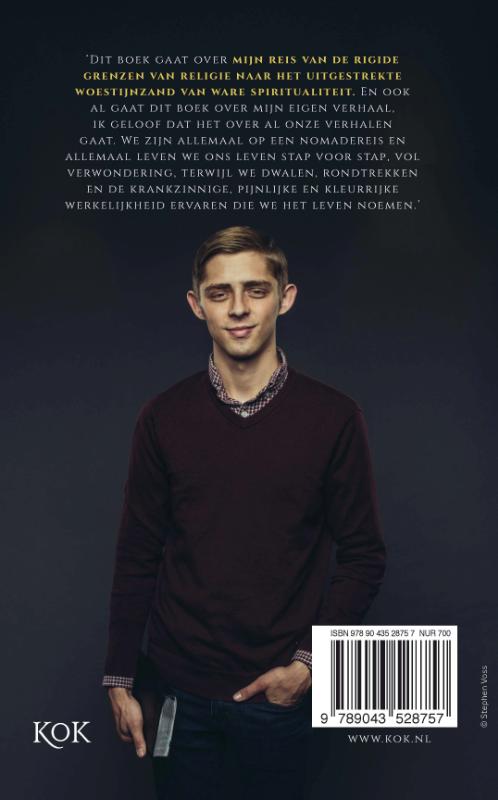 Zwerven met God achterkant