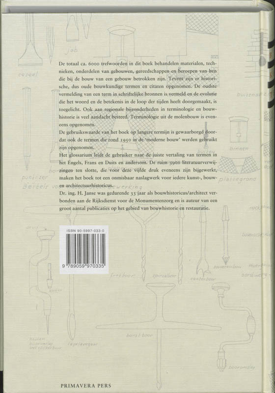 Bouwkundige termen achterkant