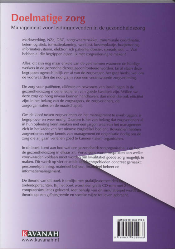 Doelmatige zorg achterkant