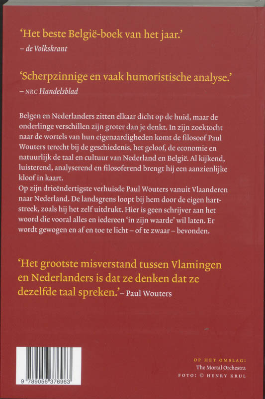 Belgie-Nederland / Lemniscaat levende filosofie achterkant