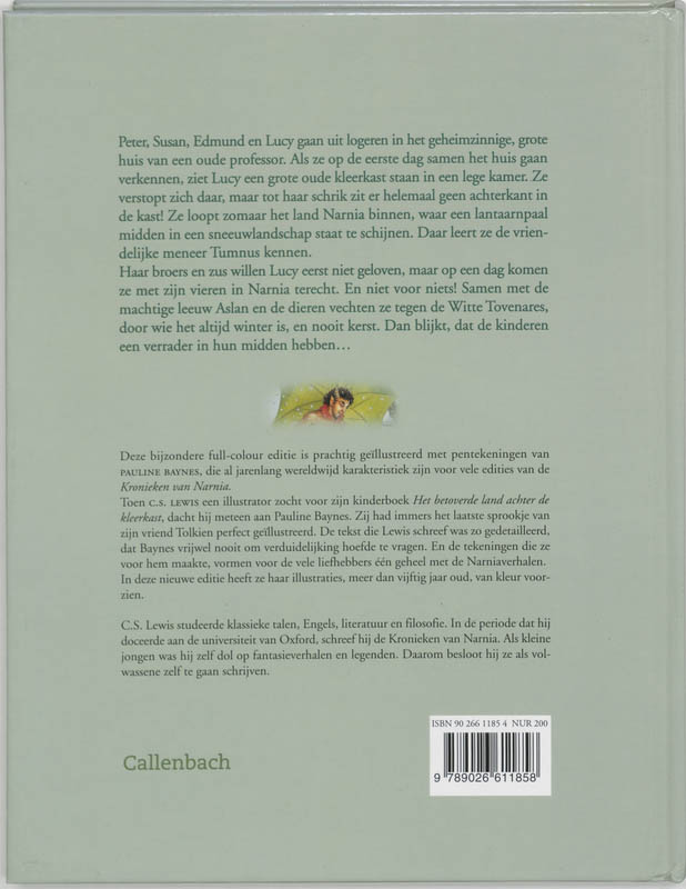 Betoverende Land Achter De Kleerkast achterkant