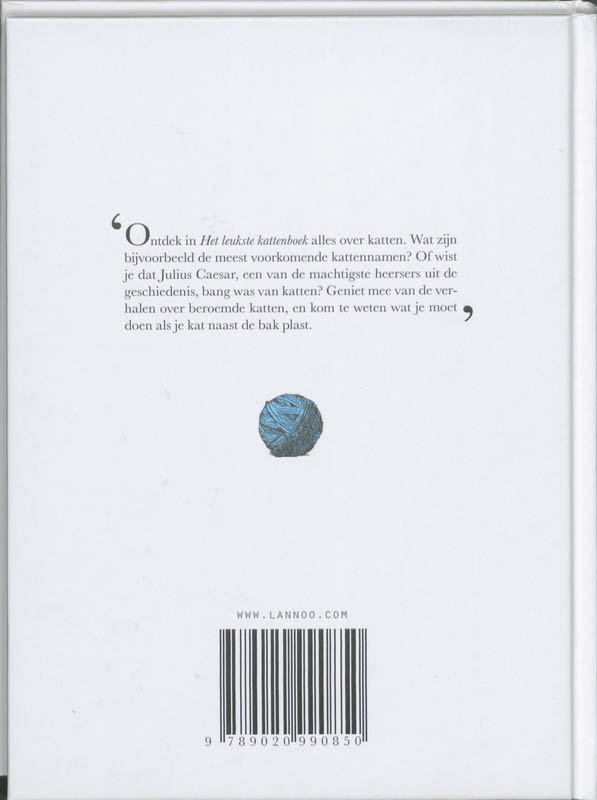 Het leukste kattenboek achterkant