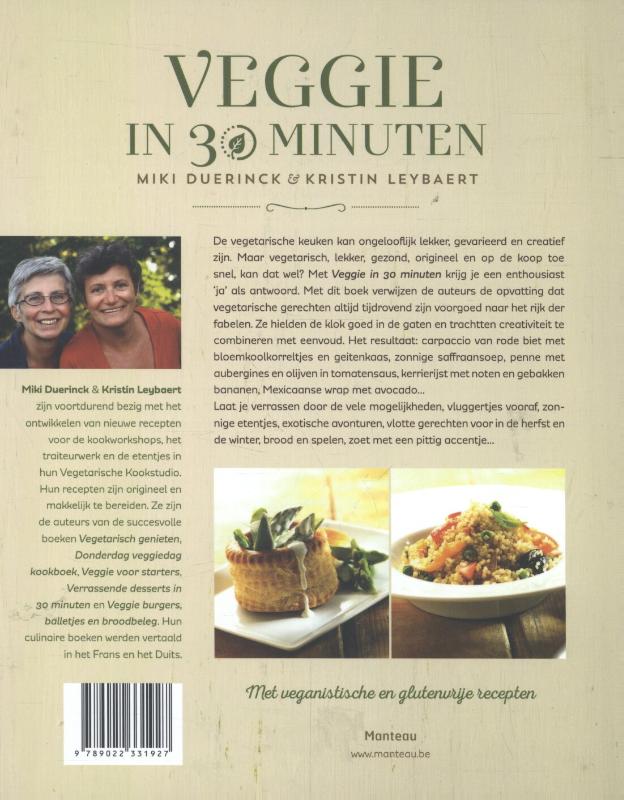 Veggie in 30 minuten achterkant