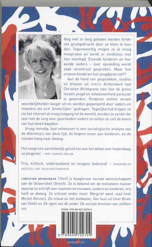 Vroeg Mondig, Laat Volwassen achterkant