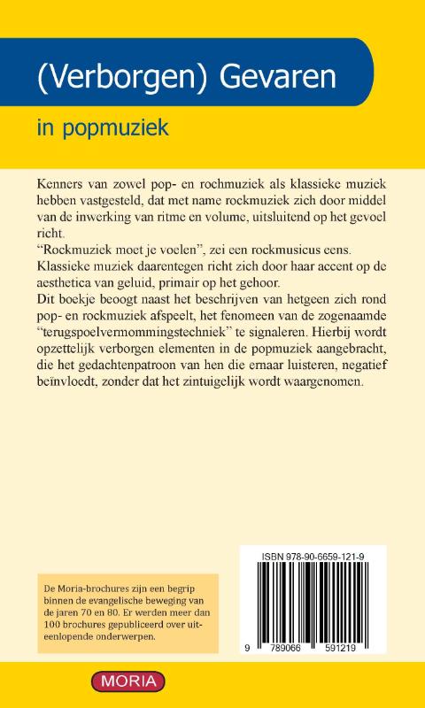 Verborgen gevaren in popmuziek achterkant