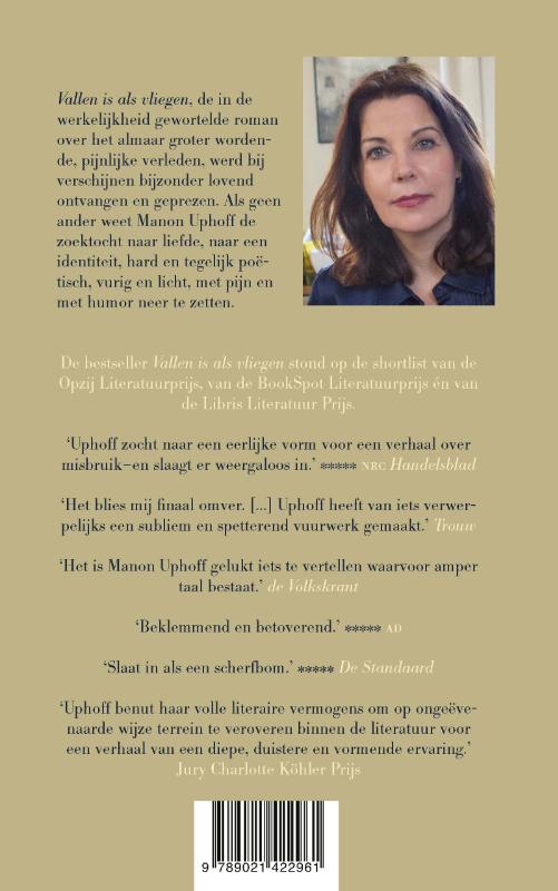 Vallen is als vliegen achterkant