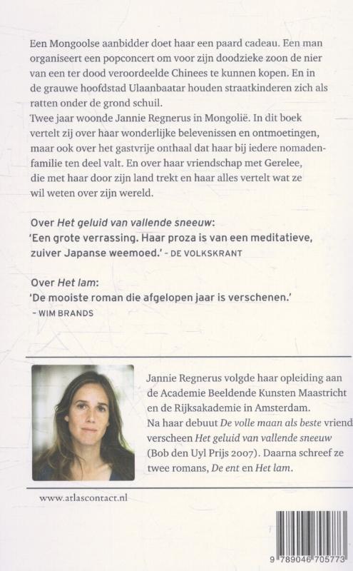 De volle maan als beste vriend achterkant